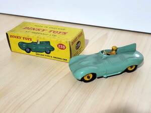 希少箱付 当時物 DINKY TOYS 238 JAGUAR TYPE D. RACING CAR MADE IN ENGLAND MECCANO ディンキー メカノ ジャガータイプDレーシングカー