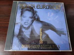 【即決】 中古オムニバス初回盤CD２枚組　訳あり 「SUPER EUROBEAT VOL.56 NON-STOP MEGA MIX」 スーパーユーロビート　SEB
