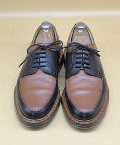 Tricker'sトリッカーズ M5778ツートンエプロンフロントシューズ サイズ6 メンズ 革靴 イギリス製 Made in England バイカラー 美品