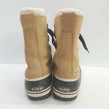 ■ ◎ SOREL ソレル ウィンターカーニバル ショート丈 スノ－ブ－ツ サイズ25 ベ－ジュ系 レディース E_画像4