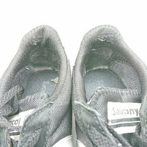 ◇ SAUCONY サッカニー 異素材切替 シンプル 普段使い スニーカー サイズUS9.5 ブラック系 メンズ E_画像9