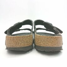 ◇ BIRKENSTOCK ビルケンシュトック シンプル ベルト調整機能 サンダル サイズ表記なし ブラック系 メンズ E_画像4