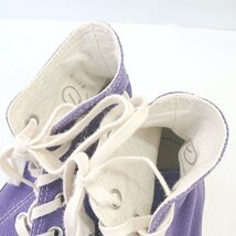 ◇ CONVERSE コンバース ハイカット スニーカー シューズ サイズ23.5 パープル レディース E_画像8