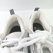 ◇ adidas アディダス GV9544 スタイリッシュ スリーストライプス スニーカー サイズ26.5 ホワイト グレー メンズ E_画像8