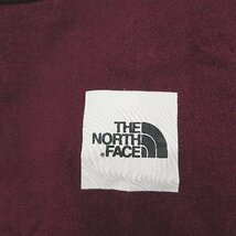 ◇ THE NORTH FACE ザ ノース フェイス スクエアロゴ 半袖 Tシャツ サイズM ワインレッド レディース E_画像4