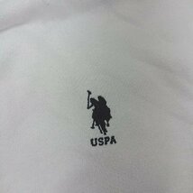 ◇ U.S. POLO ASSN. ユーエスポロアッスン ワンポイント刺繍 長袖 トレーナー サイズS ホワイト メンズ レディース E_画像4