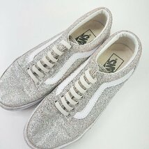 ◇ VANS ヴァンズ オールドスクール V36CF GLT グリッター スニーカー サイズ25.0 シルバー ホワイト レディース メンズ E_画像8