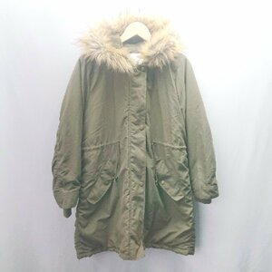 * continuer de NICE CLAUP military f-ti long sleeve Mod's Coat size F moss green lady's E