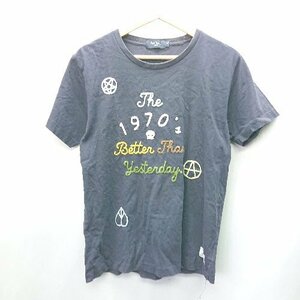 ◇ Paul Smith JEANS ポールスミス コットン100％ 半袖 Tシャツ サイズL グレー系 レディース E