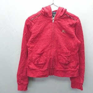 * BURBERRY Burberry Kids baby child clothes long sleeve Parker size 120A red group lady's men's E
