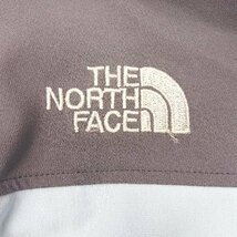 ◇ THE NORTH FACE ザ ノース フェイス ソフトシェル 長袖 ジャケット サイズL グレー ライトブルー レディース E_画像6