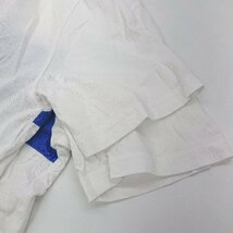 ◇ POLO RALPH LAUREN ポロ ラルフローレン コットン100％ 半袖 Tシャツ サイズL ホワイト ブルー レディース E_画像6