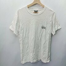 ◇ STUSSY ステューシー コットン100％ 半袖 Ｔシャツ サイズS ホワイト系 メンズ E_画像1