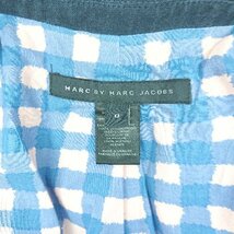 ◇ MARC BY MARC JACOBS マークバイマークジェイコブス 麻入り 長袖 ジャケット サイズ0 ネイビー レディース E_画像4