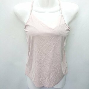 * * * unused * DANSKIN Dance gold pad attaching back Cross - camisole size M-DA Pink Lady -sE