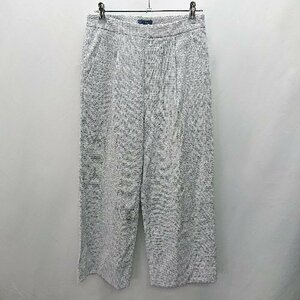 * SHIPS Ships tuck entering simple casual wide pants size 36 gray series lady's E