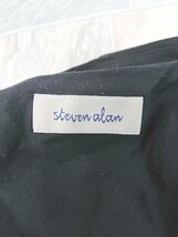 ◇ Steven Alan スティーブンアラン UNITED ARROWS シンプル タック テーパードパンツ サイズS ブラック メンズ P_画像3