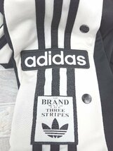 ◇ adidas アディダス バイカラー カジュアル ロゴ刺繍 ウエストゴム パンツ サイズS ブラック ホワイト メンズ P_画像7