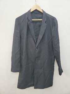 ◇ DCOLLECTION ディーコレクション ロング シンプル 長袖 ジャケット サイズM ネイビー メンズ P