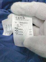 ◇ earth music&ecology アース ミュージック＆エコロジー 中綿 長袖 ブルゾン ジャンパー サイズL ブルー レディース P_画像4