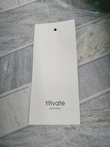 ◇ ◎ ●未使用● titivate ティティベイト 花柄 ロング プリーツ スカート サイズＭ ブルー ブラウン系 レディース P_画像5