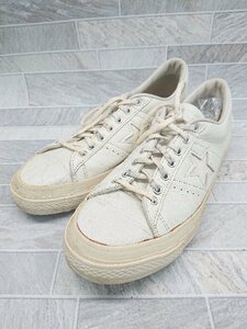 ◇ converse コンバース ALL STAR オールスター ONE STAR スニーカー シューズ サイズ8 オフホワイト系 メンズ P