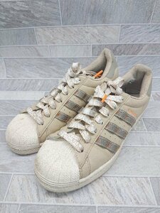 ◇ adidas アディダス スーパースター HQ6450 スニーカー シューズ サイズ26.5cm ベージュ系 メンズ P