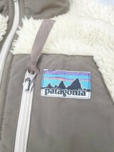 ◇ patagonia パタゴニア キッズ 子供服 ボア 長袖 ブルゾン ジャンパー サイズM ベージュ メンズ レディース P_画像5