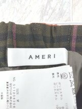 ◇ AMERI アメリ CHEERFUL CHECK パンツ サイズM カーキ系 レディース P_画像3