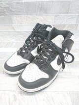 ◇ NIKE ナイキ ダンク HIGH DD1869-103 スニーカー シューズ サイズ24.0cm ブラック ホワイト レディース P_画像1