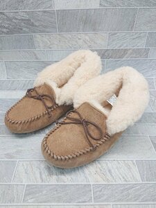 ◇ UGG アグ ALENA アレーナ リボン かわいい スリッポン モカシン サイズ25 ベージュ レディース P