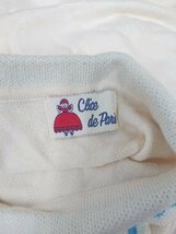 ◇ Clice de Paris クリシェドゥパリス 刺繍 かわいい 長袖 シャツ サイズOne アイボリー系 マルチ レディース P_画像3