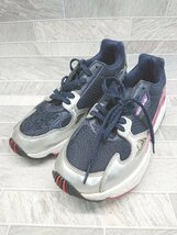 ◇ adidas アディダス ファルコン CG6213 ABC-MART限定 スニーカー シューズ サイズ24.0cm ネイビー マルチ レディース P_画像1