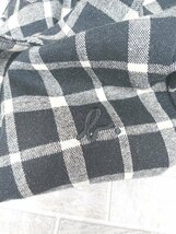 ◇ agnes b. アニエスベー チェック カジュアル 長袖 ジャケット サイズ12 ブラック ホワイト レディース P_画像6