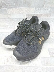 ◇ UNDER ARMOUR アンダーアーマー 野球 UAヤード ターフ 3023000-004 トレーニングシューズ サイズ25.5 ブラック メンズ P