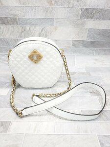 * GUESS Guess Logo NERINA Circle цепь сумка на плечо оттенок белого женский P