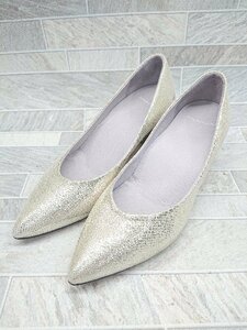 * MANAmana модный ощущение роскоши каблук туфли-лодочки размер 38 оттенок серебра женский P