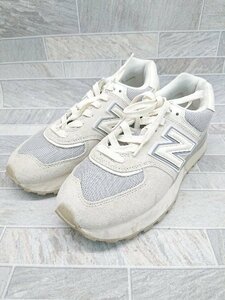 ◇ New Balance ニューバランス U574LGVB スニーカー シューズ サイズ24.5 グレー レディース メンズ P