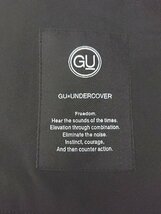 ◇ GU ジーユー × UNDERCOVER アンダーカバー バックプリント 長袖 コーチジャケット サイズM ブラック メンズ P_画像7