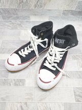 ◇ DIESEL ディーゼル S-PRINCIPIA MID スニーカー シューズ サイズ26.5cm ブラック メンズ P_画像1