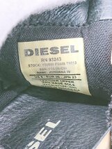 ■ DIESEL ディーゼル サイドジップ レースアップ ショート ブーツ 23.0cm ブラック レディース P_画像6