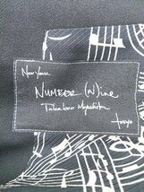 ◇ NUMBER (N)INE ナンバーナイン 裏地音符柄 肩パッド 長袖 ジャケット サイズ12 ブラック メンズ P_画像3