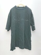 ◇ Y-3 Yohji Yamamoto × adidas サインロゴ プリント カジュアル 半袖 tシャツ サイズM ブラック メンズ P_画像1