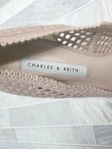 ◇ CHARLES & KEITH チャールズ＆キース ピンヒール ヒール パンプス サイズ38 ピンクベージュ系 レディース P_画像6