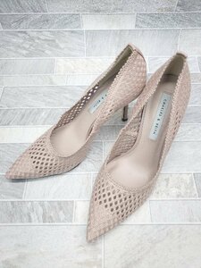 ◇ CHARLES & KEITH チャールズ＆キース ピンヒール ヒール パンプス サイズ38 ピンクベージュ系 レディース P