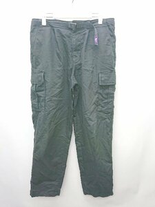 ◇ THE NORTH FACE ザ ノース フェイス パープル ストレッチツイル カーゴ ワーク パンツ サイズ32 ブラック メンズ P