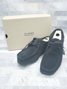 ◇ ◎ Clarks クラークス Gore-Tex ワラビー ブーツ シューズ サイズUK7 ブラック メンズ P