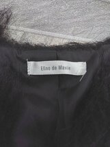 ◇ Ellno de Mavie エルノデメヴィ 秋冬 シンプル カジュアル 長袖 ブルゾン ジャンパー サイズF ブラック レディース P_画像3