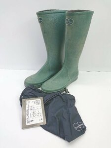 # LE CHAMEAUru автомобиль mo- сапоги непромокаемая одежда водоотталкивающий резина материалы casual длинный влагостойкая обувь размер 38 зеленый женский E