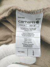 ◇ CARHARTT カーハート 前ポケット コットン100％ 半袖 Tシャツ サイズL ブラウン系 メンズ E_画像7